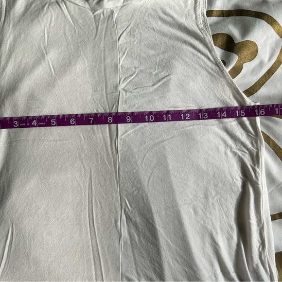 Long White F21 Flowy Tank Top - Picture 3 of 9